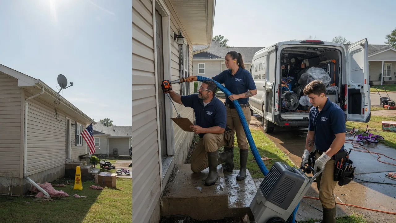 Ceiling Water Damage Restoration in Georgetown, IL near me